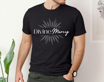 Divine Mercy Shirt, Catholic Jesus Tee, St Faustina Shirt, Christian Shirt, Religious Gift, Catholic Apparel, Divine Mercy Sunday
