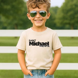 Custom Saint Name Shirt for Kids, Catholic Saint Sweatshirt, All Saints Day Outfit, Catholic Gift for Children, Confirmation Gift