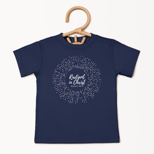 Christian T Shirt, Radiant in Christ Shirt, Bible Verse Shirt, Faith Shirt for Women, Christian Gift for Her, Religious Shirt image 6
