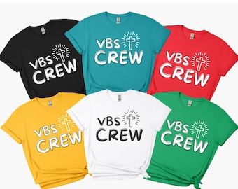Custom VBS Crew Shirt, Vacation Bible School T-shirt, VBS Unisex Tee, Church VBS Shirts, Personalized Vbs Group Shirts, Church Group Tshirts