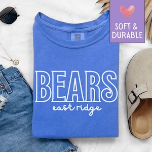 Comfort Colors® Custom Mascot Shirt: School Spirit Game Day Tee