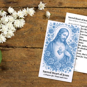 thumbnail image 2 of Sacred Heart Of Jesus Consecration Prayer Card 2 of 14