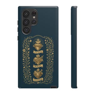 Catholic Phone Case: Hearts of the Holy Family Religious Gift image 8
