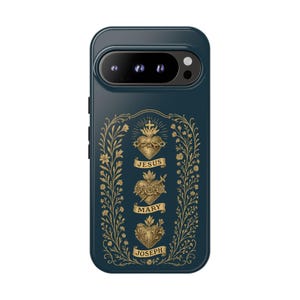 Catholic Phone Case: Hearts of the Holy Family Religious Gift image 9