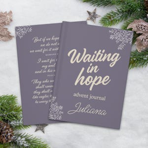 Personalized Advent Journal: Christian Prayer Notebook for Women