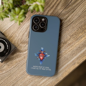 Sacred Heart of Jesus Phone Case: Catholic Gift for iPhone, Galaxy, Pixel