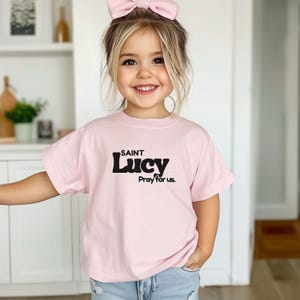 Custom Saint Name Shirt for Kids, Catholic Saint Sweatshirt, All Saints Day Outfit, Catholic Gift for Children, First Communion Gift