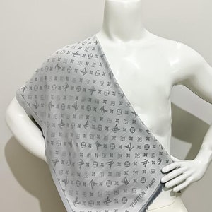 Louis Vuitton Monogram Classic Shawl Terracotta Silk