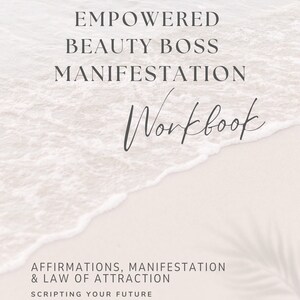 Arbetsbok för manifestation av skönhetsbossen