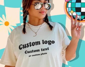 Personalized Logo T-Shirt: Custom Comfort Colors Design