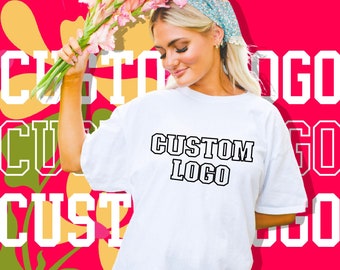 Custom Tshirts with Company Logo on it, Comfort Colors Graphic Tee