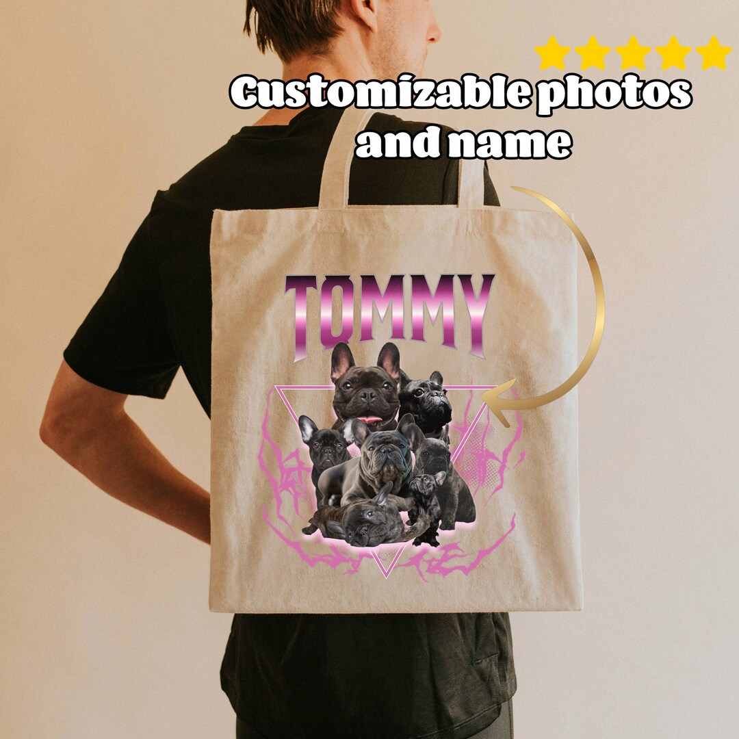 Awesome Custom Gift for Dog Lovers Bootleg Rap Tote Bag Gift for