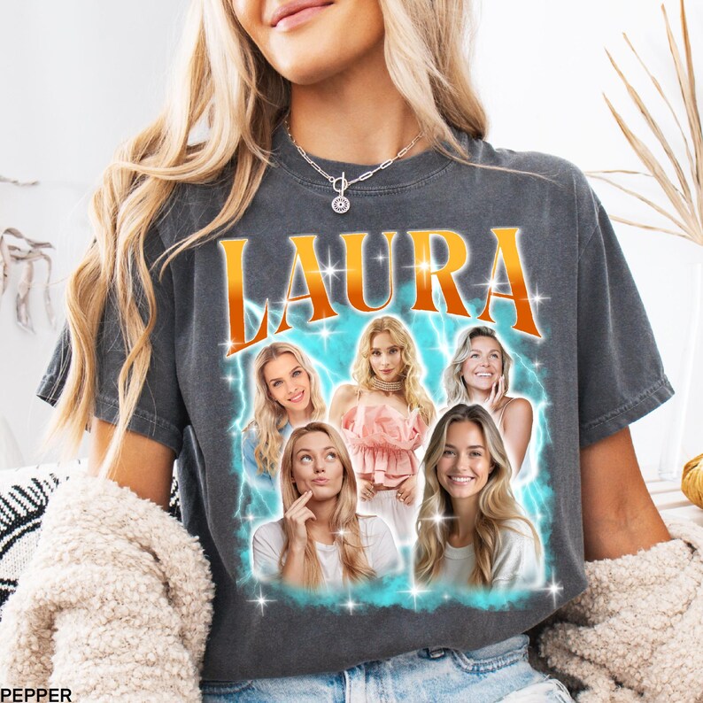 Custom Bootleg Girlfriend Face Shirt: Comfort Colors Vintage 90s Graphic image 12