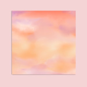 Aesthetic Mini &#39;sky&#39; Art Print