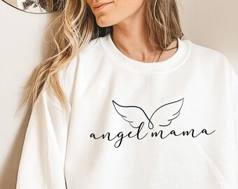 Angel Mama Sweatshirt, Grieve Mother, Memorial Shirt, Healing from Loss, Pregnancy Loss, Child Loss, Baby Loss, Miscarriage Shirt