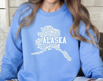 Alaska Sweatshirt, Travel Sweatshirt, National Park Sweatshirt, Alaska Cruise Sweatshirt, Alaska Sweater, Alaska Cruise Shirt, Alaska Cruise