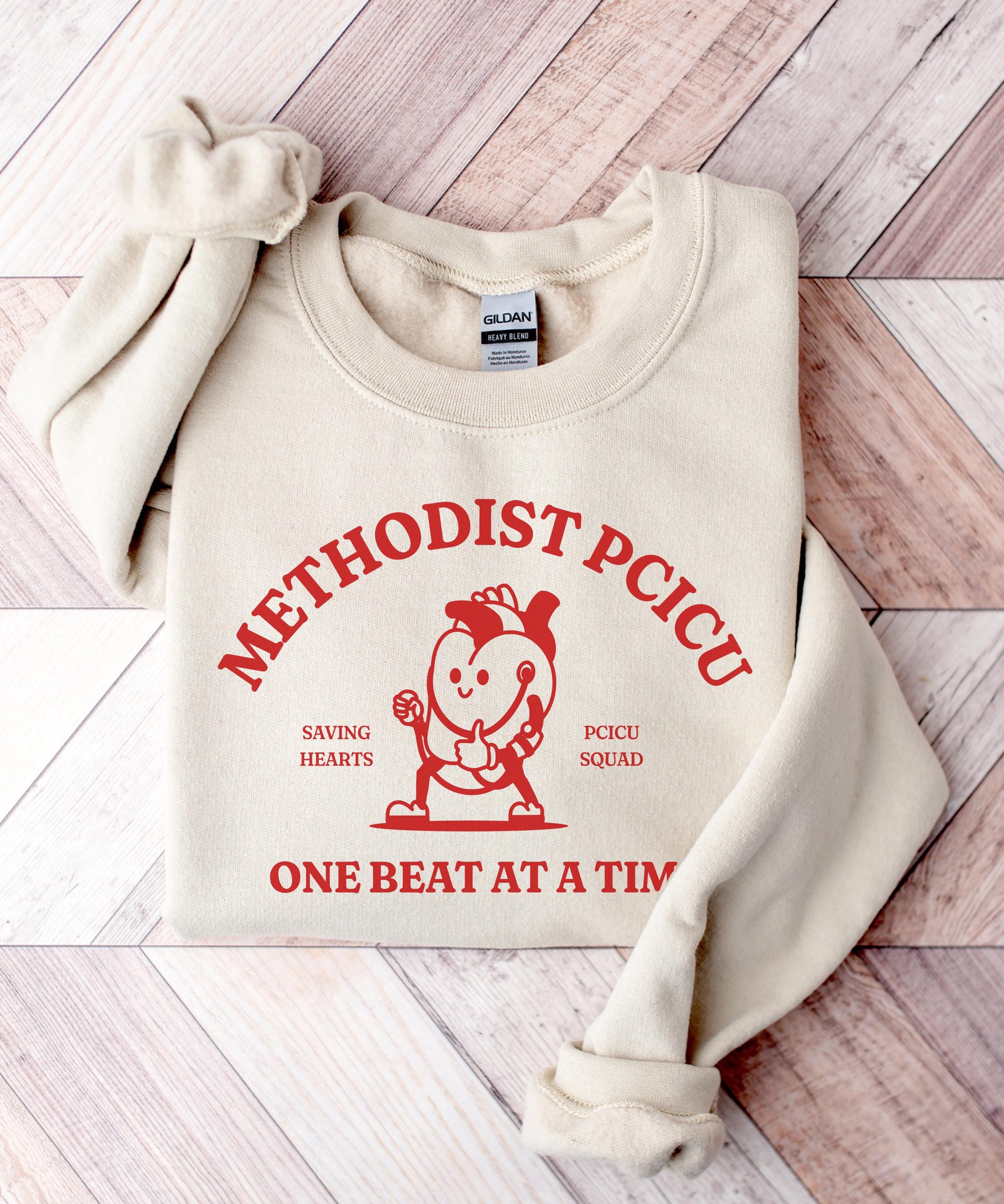 Methodist PCICU Nurse Sweatshirt Cardiac icu Shirt Pediatric Cardiac Intensive Care Unit RN Crewneck, Appreciation Gift