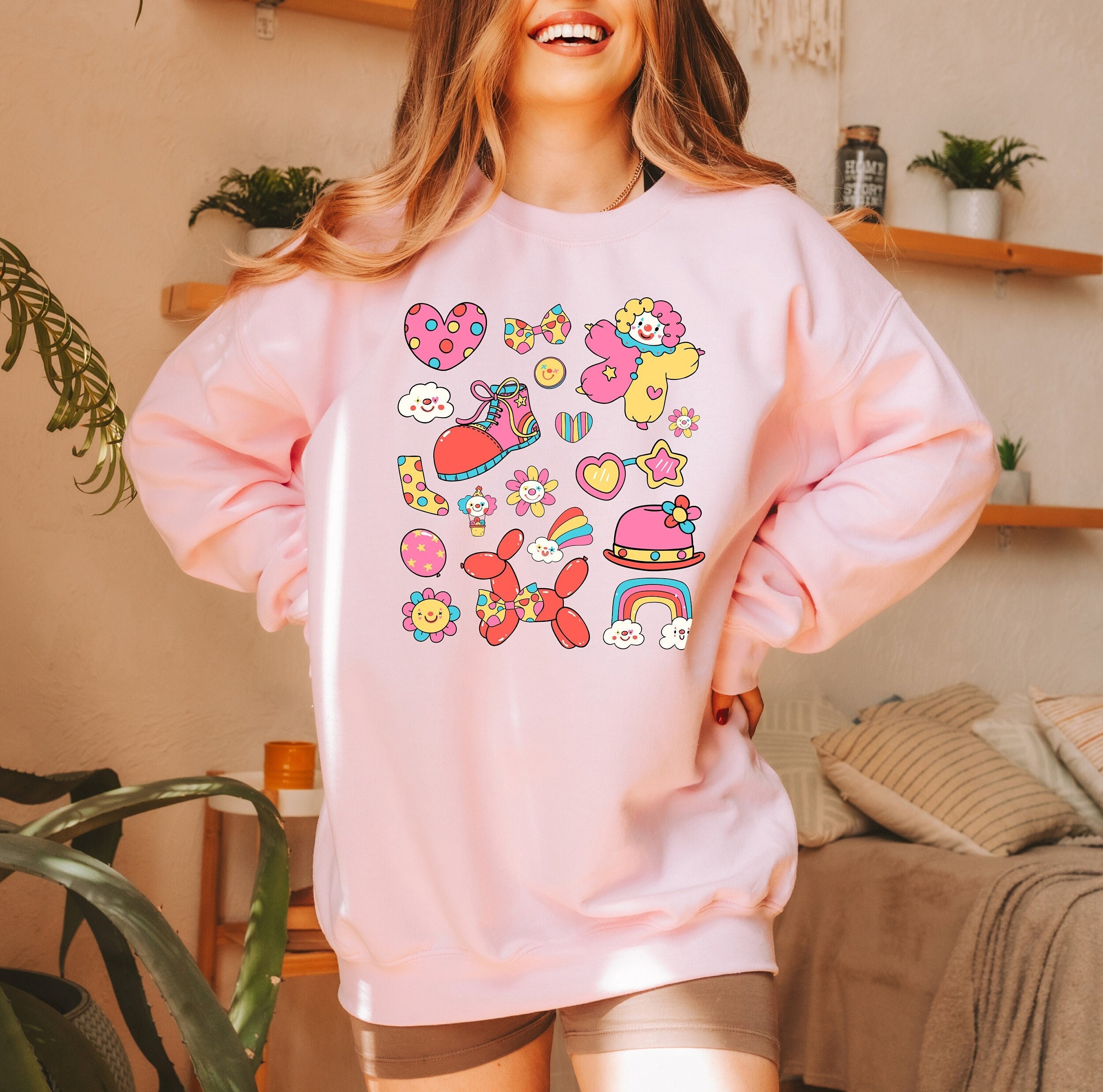 Clown Sweater Etsy