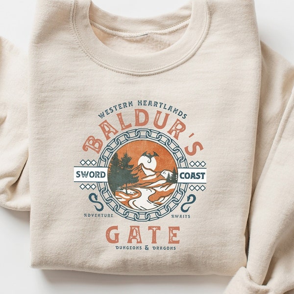 Baldurs Gate 3 Adventure Awaits Sweatshirt, Astarion Elf Shirt, Video Game Tshirt, Gift For Gamers, Astarion BG3 Shirt, Gamer Gift