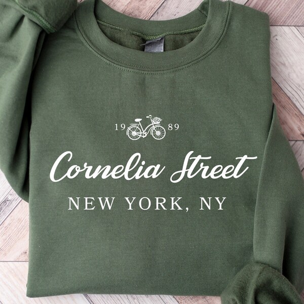 Cornelia Street Sweatshirt, Cornelia Street New York 1989 Crewneck, Retro Cornelia Street Shirt, Gift For Mom, New York Sweatshirt