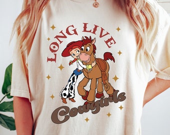 Long Live Cowgirls Shirt, Toy Story Shirt, Disney Shirt, Toy Story Birthday Shirt, Oversized Disney Tee, Disneyworld Shirt, Jessie Woody Tee