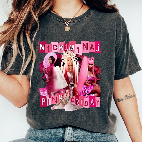 Nicki Minaj Pink Friday 2 Shirt, Nicki Minaj Tour Shirt, Nicki Minaj Fan Shirt, Rapper T-Shirt, Pink Friday 2 Shirt, Music Love Shirt