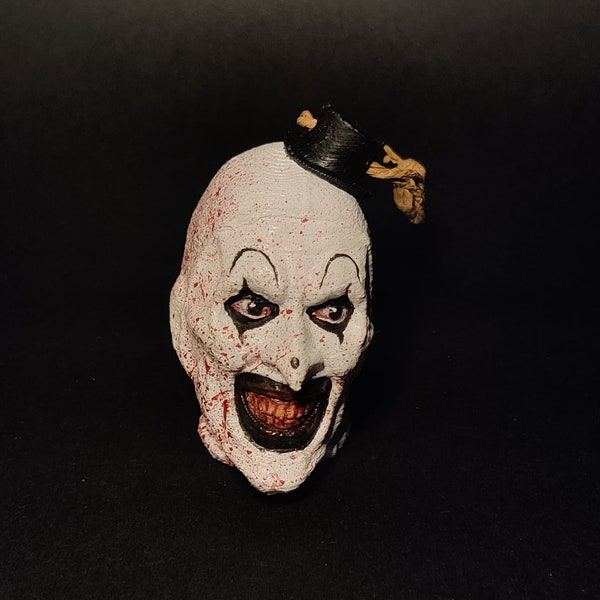 Art Le clown du film d'horreur Terrifier - Porte-clés acrylique pour Noël - Figurine Terrifier - Clown effrayant à collectionner