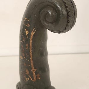Islamic mughal jade stone dagger hilt with Calligraphy