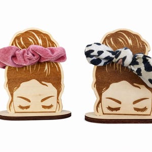 SVG file hair clip holder for girls – laser file wood – plotter file organizer – children's room decor – digital download
