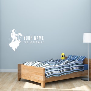 Customised astronaut bedroom - Wall decal sticker