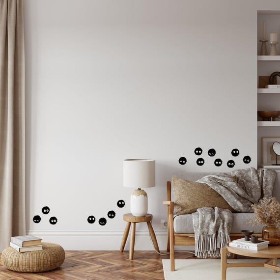 Soot Creatures Vinyl Decal Pack – Howl’s Moving Castle & Spirited Away Anime Stickers Set
