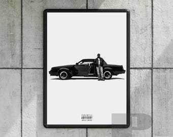 Kendrick Lamar Poster Music Rap Print Kendrick Gnx Poster Rap Gift For Him Kendrick Lamar Merch Gnx Room Decor Streetwear Poster Aesthetic
