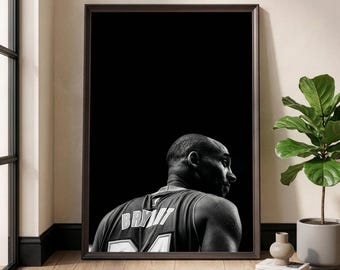KOBE BRYANT signed poster print photo autograph LA Lakers Los