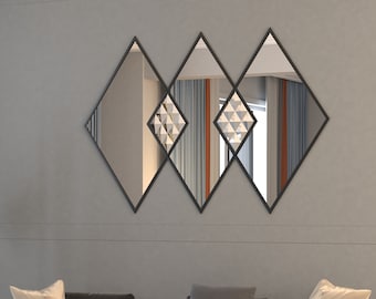 Vanity Mirror, Home Decor, Wall Décor, Bathroom Mirror, Irregular Mirror, Small Mirror, Large Wall Mirror, Decorative Mirror, Gold Mirror