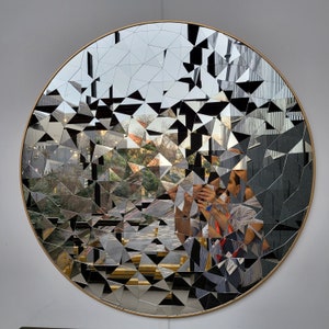 Round Mirror, Circle mirror, Gold mirror, Small Wall Mirror, Bathroom Mirror, Large Wall mirror, Mirror wall décor, Home Décor, Oval Mirror