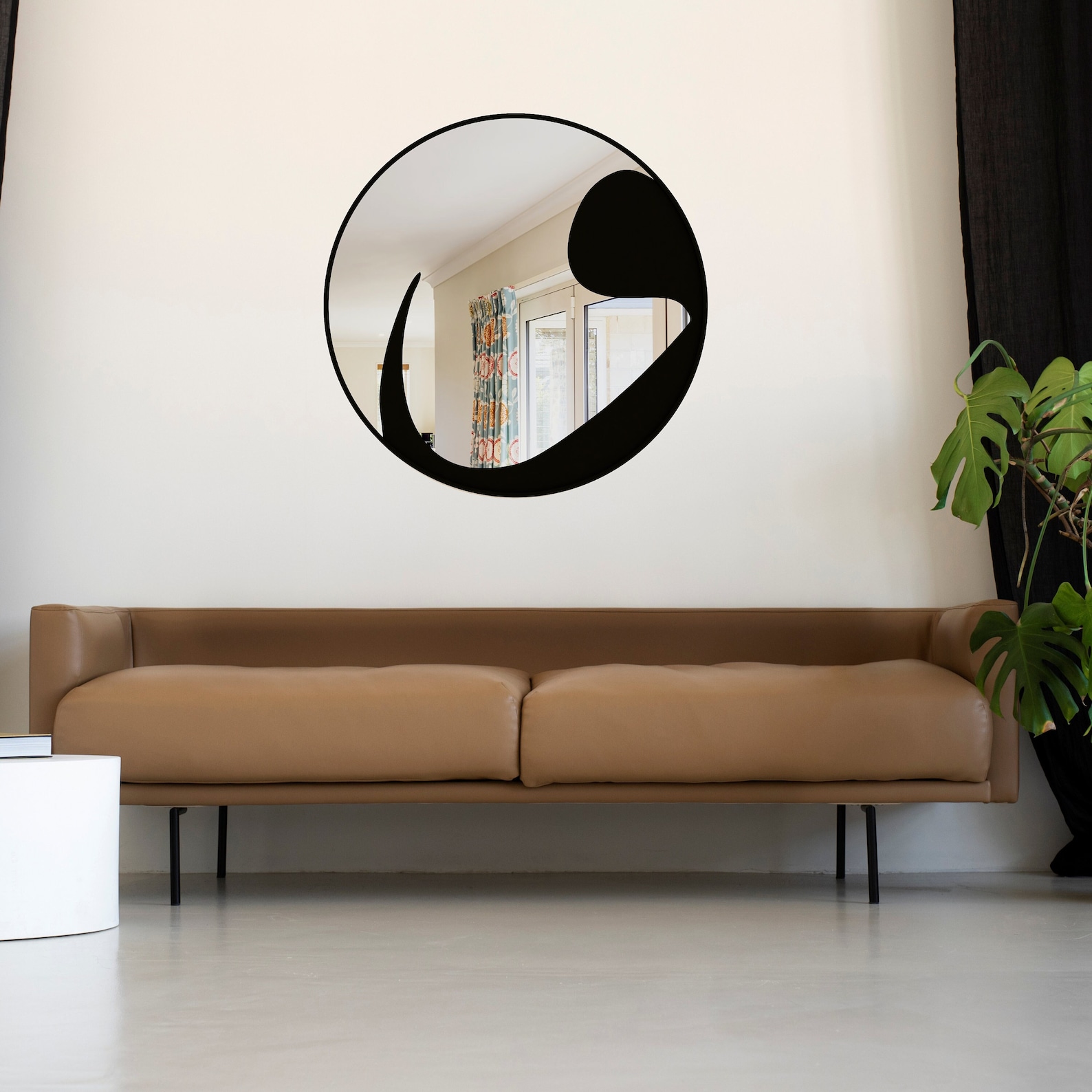 Large Wall Mirror Decorative Mirror Art Decor Mirror Vanity - Etsy - Decorative Large Wall Mirror With Swag