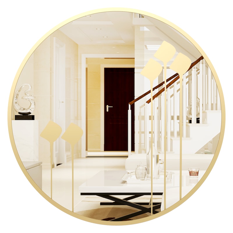 Decorative large round mirror Etsy.de