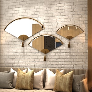 Espejo de pared de cuerpo entero moderno de plexiglás con marco de metal, decoración de pared para baño