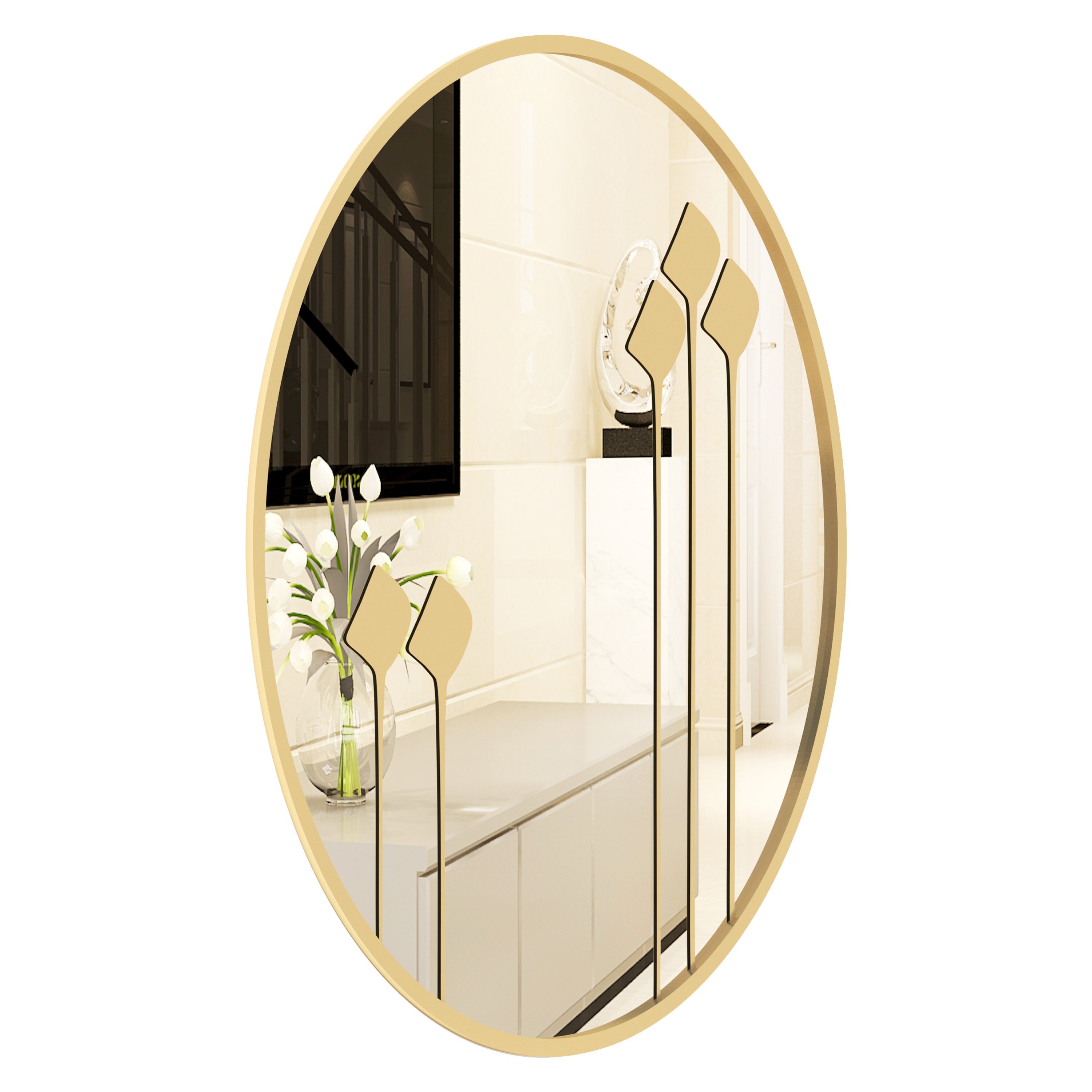 Large Wall Mirror, Decorative Mirror, Art Decor Mirror, Vanity Mirror ...