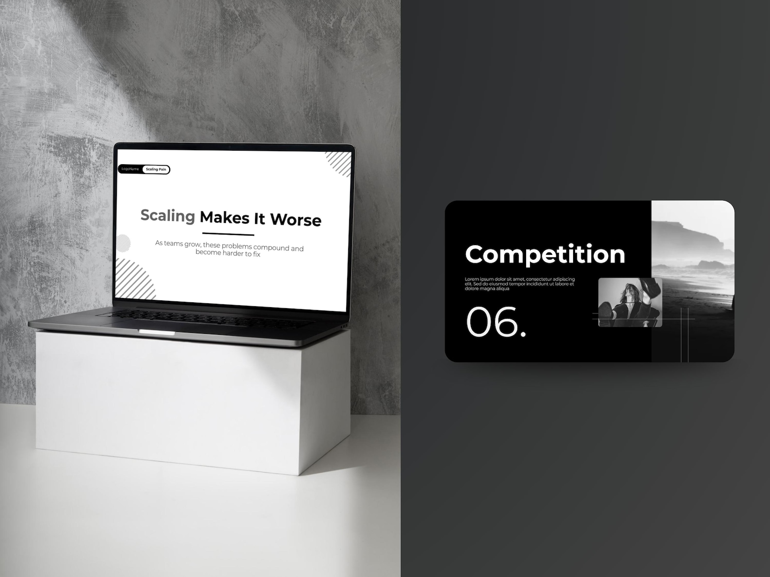 Modern Business Pitch Deck Canva Template for Startup | 60 Slides ...