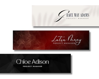 Modelo de banner para LinkedIn no Canva | Pacote com 10 designs | Capa profissional para sua marca pessoal