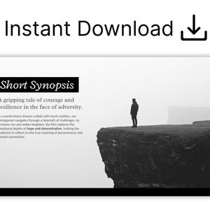 Indie filmmaker pitch deck template — 20 Canva slides for drama and narrative film funding