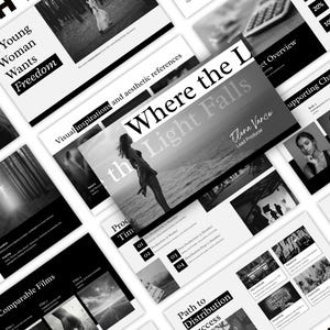 Canva film pitch deck template — editable slides for indie filmmaker funding presentation