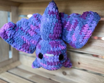 Binx the Plushie Bat, Stuffed Animal Bat, Halloween Décor, Gifts