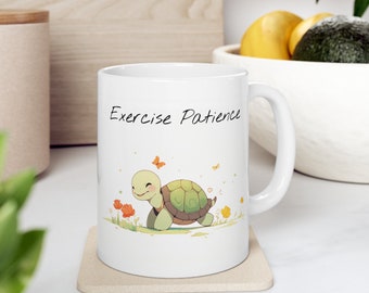 Exercise Patience Cute Turtle JW