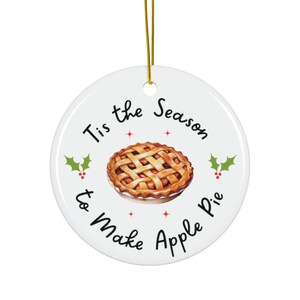 Tis the Season to Make Apple Pie Ornament, Apple Pie Ornament, Pie Ornament, Dessert Ornament, Apple Ornament, Pie Ornaments, Dessert