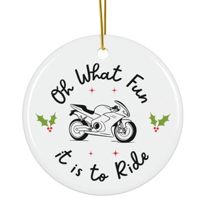 Motorcycle Ornament, Oh What Fun, Bike Ornament, Motorcycle Ornaments, Bike Ornaments, Bike Rider Ornament, Biker Ornament, Biker Ornaments
