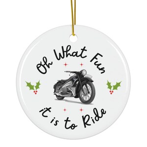 Motorcycle Ornament, Oh What Fun, Bike Ornament, Motorcycle Ornaments, Bike Ornaments, Bike Rider Ornament, Biker Ornament, Biker Ornaments