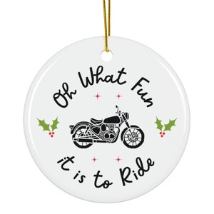 Motorcycle Ornament, Oh What Fun, Bike Ornament, Motorcycle Ornaments, Bike Ornaments, Bike Rider Ornament, Biker Ornament, Biker Ornaments