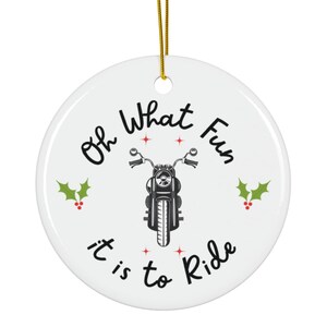 Motorcycle Ornament, Oh What Fun, Bike Ornament, Motorcycle Ornaments, Bike Ornaments, Bike Rider Ornament, Biker Ornament, Biker Ornaments